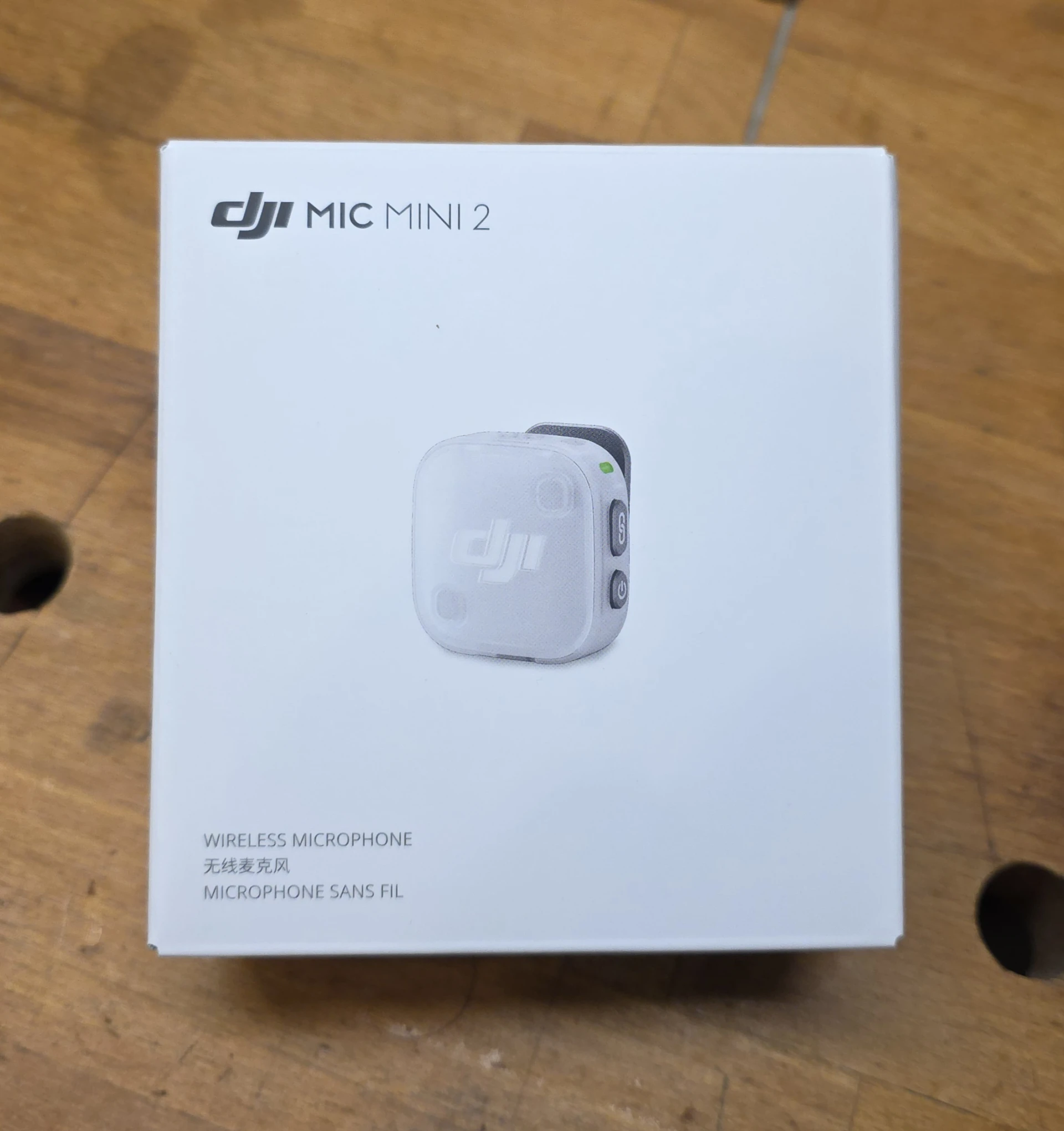 das neue DJI Mic Mini 2 Funkmikrofon für erstklassige Audioaufnahmen in der Originalverpackung