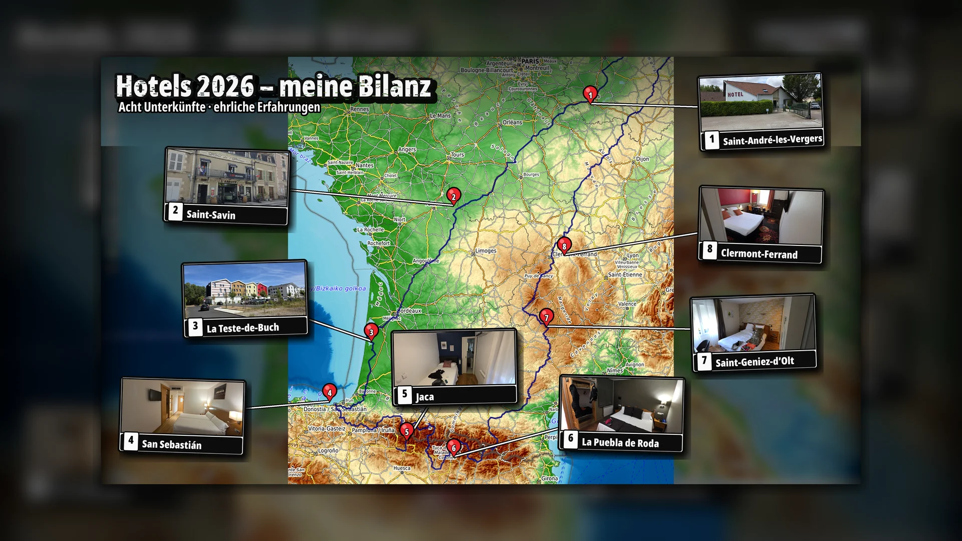 Hotels 2026 – meine Bilanz zu acht Unterkünften in Frankreich und Spanien